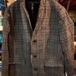 Paisley & Gray Checkered Wool Coat